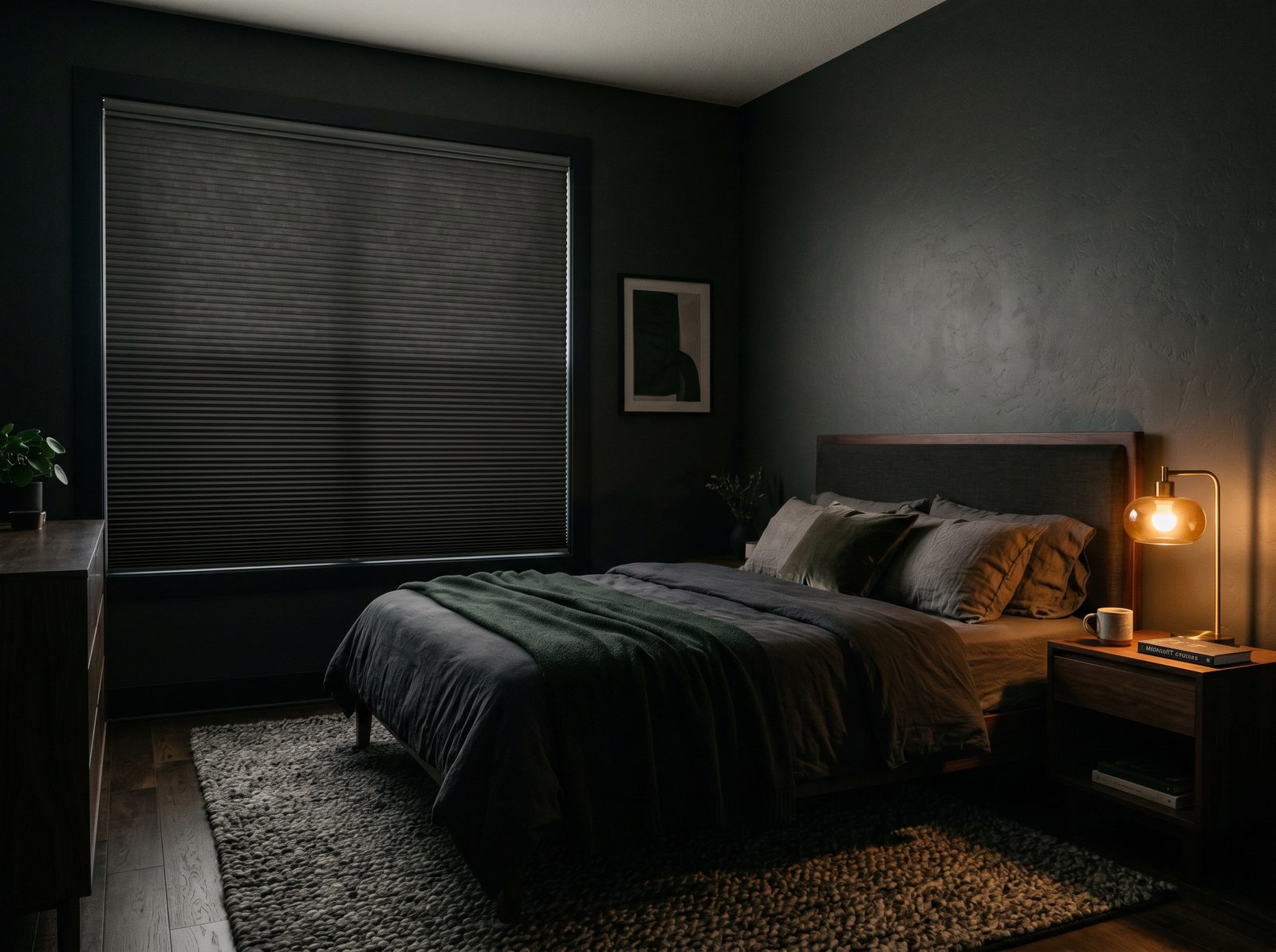 Double Cell Blackout Honeycomb Shades